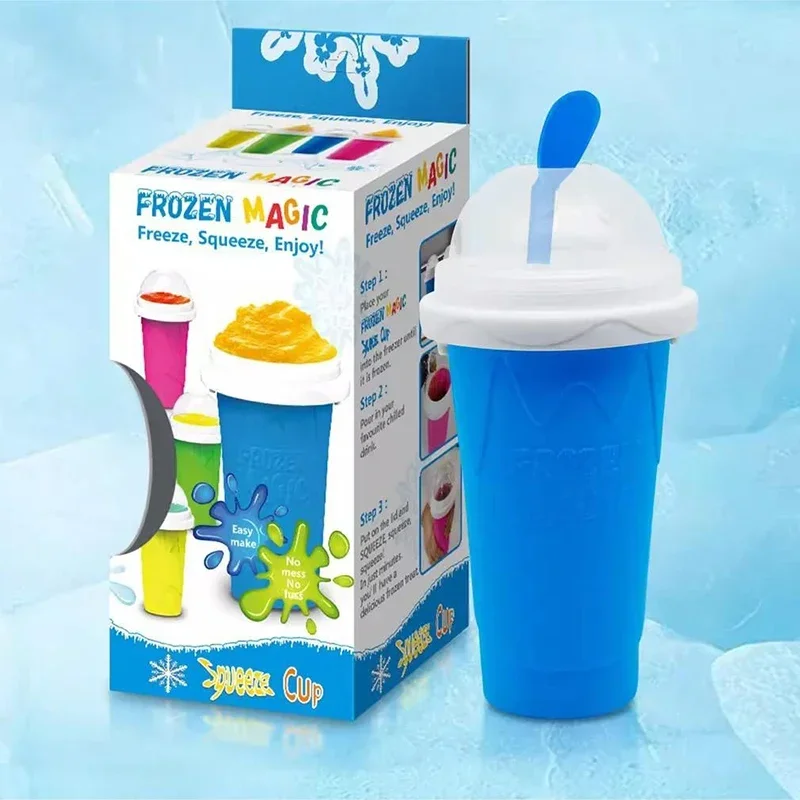 Slushie Machine Vending - Large Capacity Quick-Frozen Slushy Maker Cup