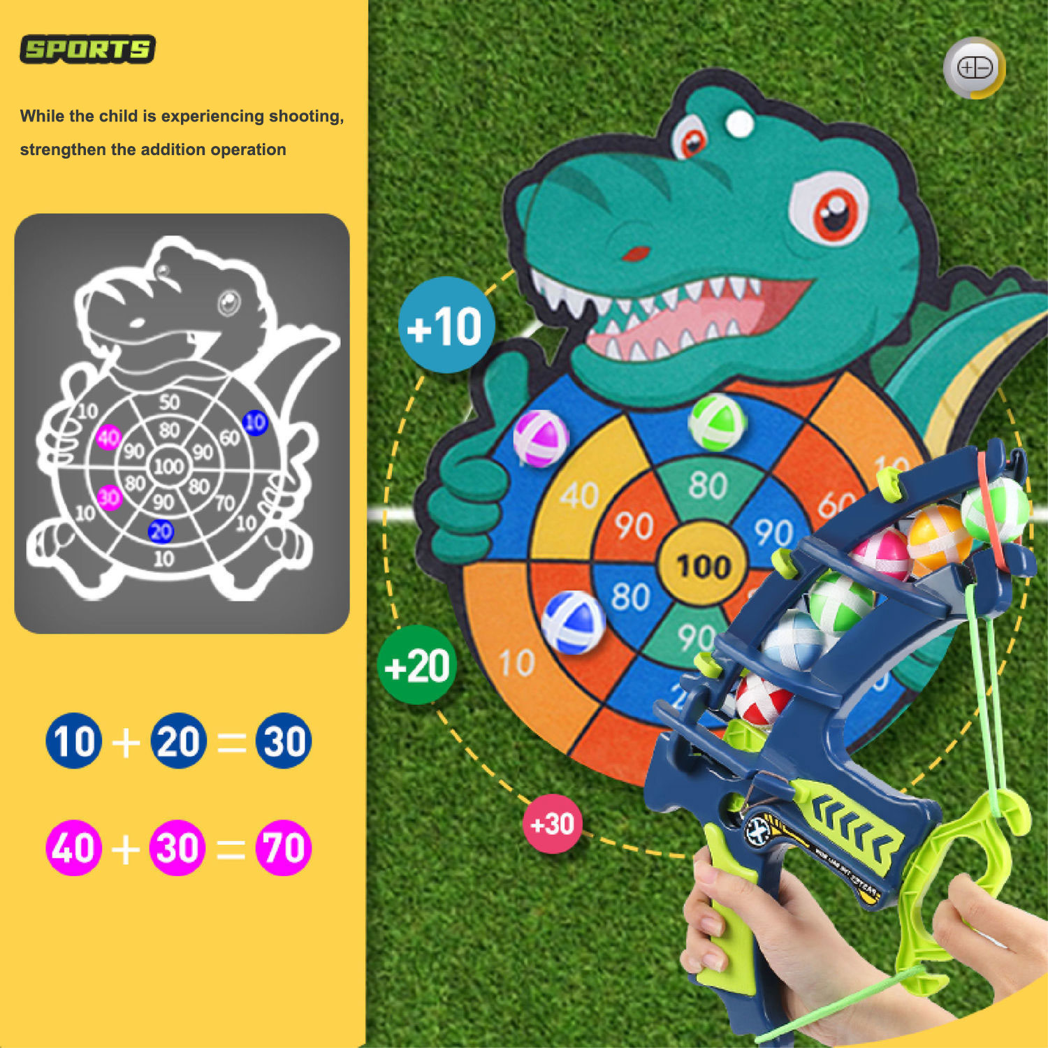 Montessori Throw Sport Slingsh - Basketball Arcade Game 评论和价格
