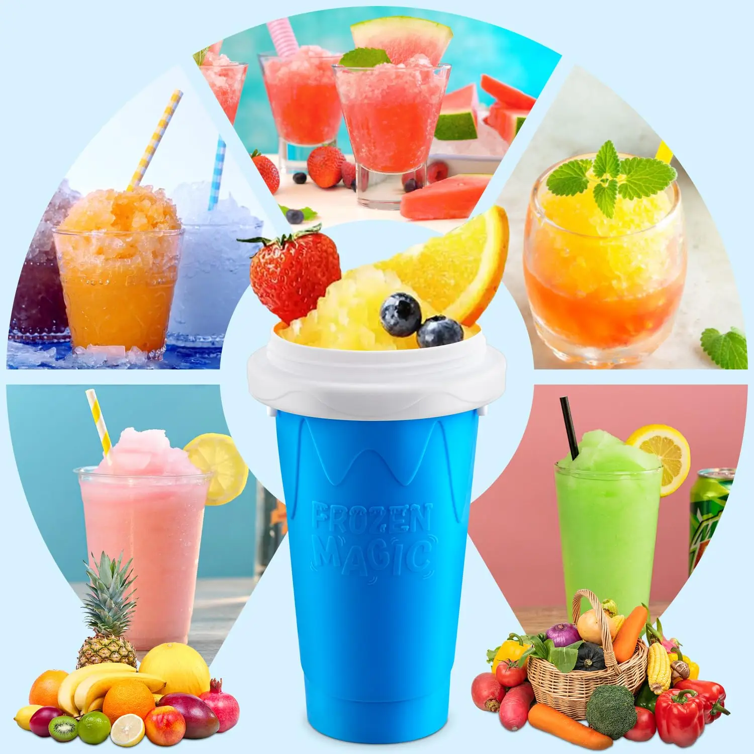 2024 Summer Magic Slushy Maker - Slushie Machine Vending 评论和价格