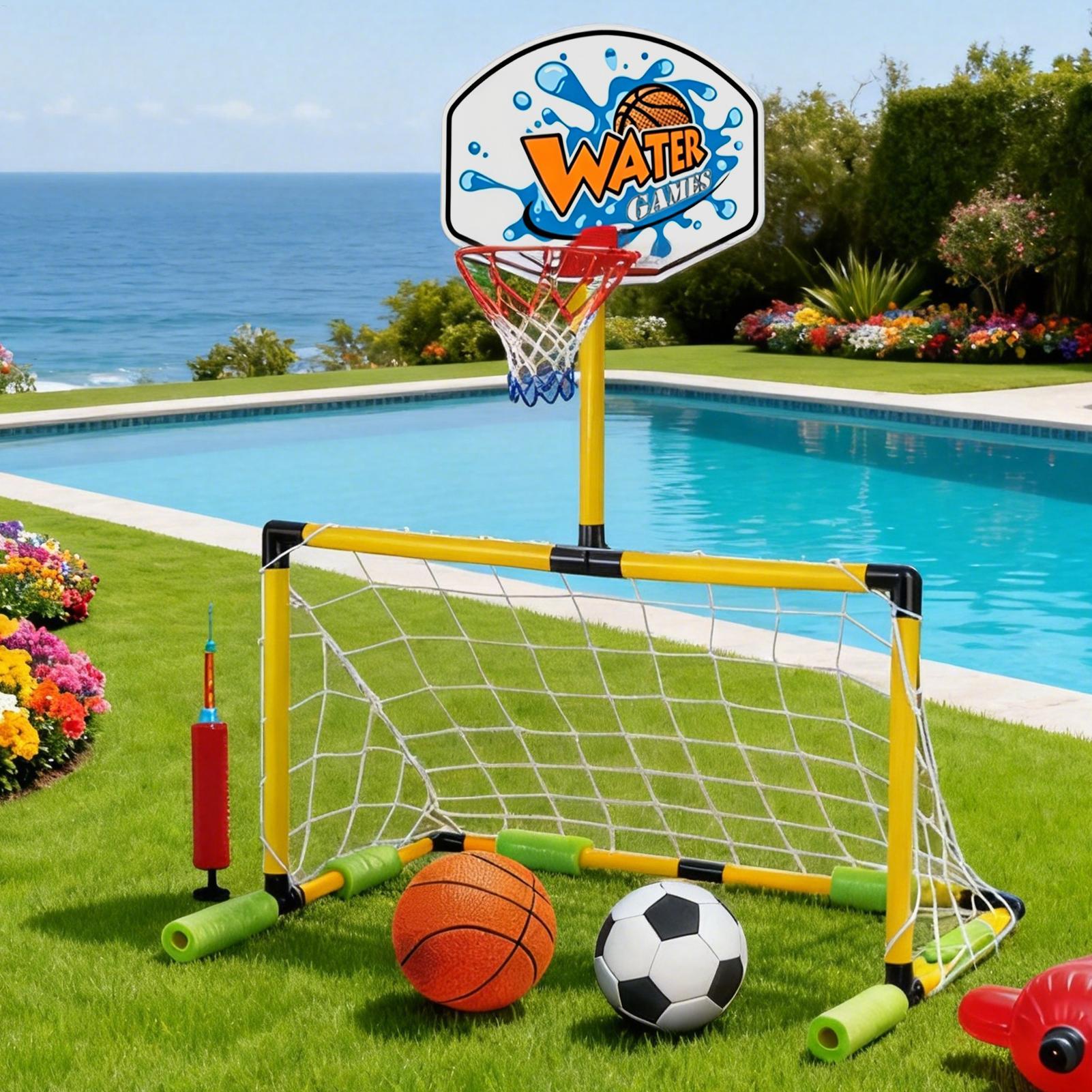 Pool Basketball Hoop 2-in-1 So - Basketball Arcade Game 评论和价格