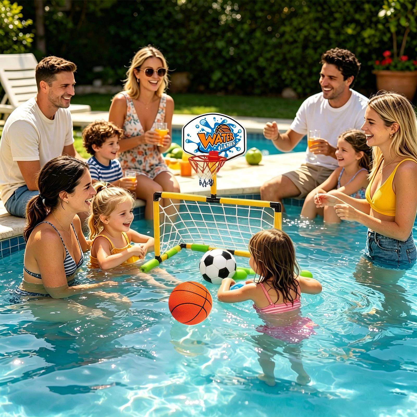 Pool Basketball Hoop 2-in-1 So - Basketball Arcade Game 评论和价格