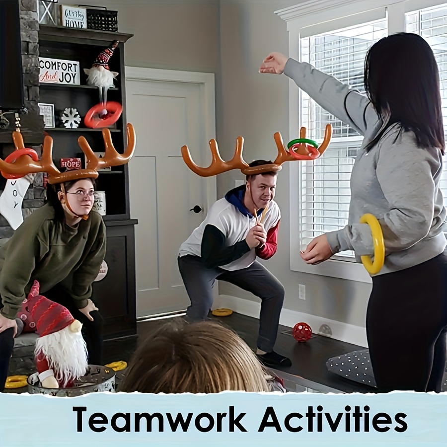 1 Set Inflatable Reindeer Horn - Basketball Arcade Game 评论和价格